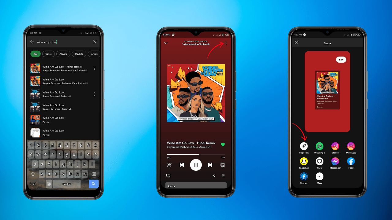 Spotify Downloader_ Copy the Link of Song