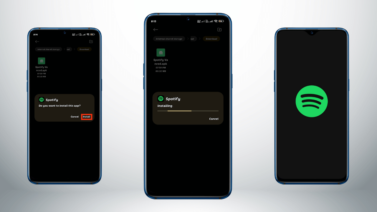 Downloading and Installation Procedure Spotify Vanced for Android (2)